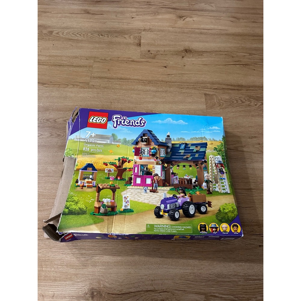 LEGO Friends 41721 Organic Farm 826pc Box Manual Figures Incomplete Untested